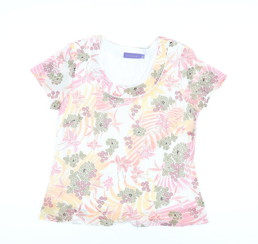 Womens UK Size 14 Autonomy Multicoloured Polyester Blouse