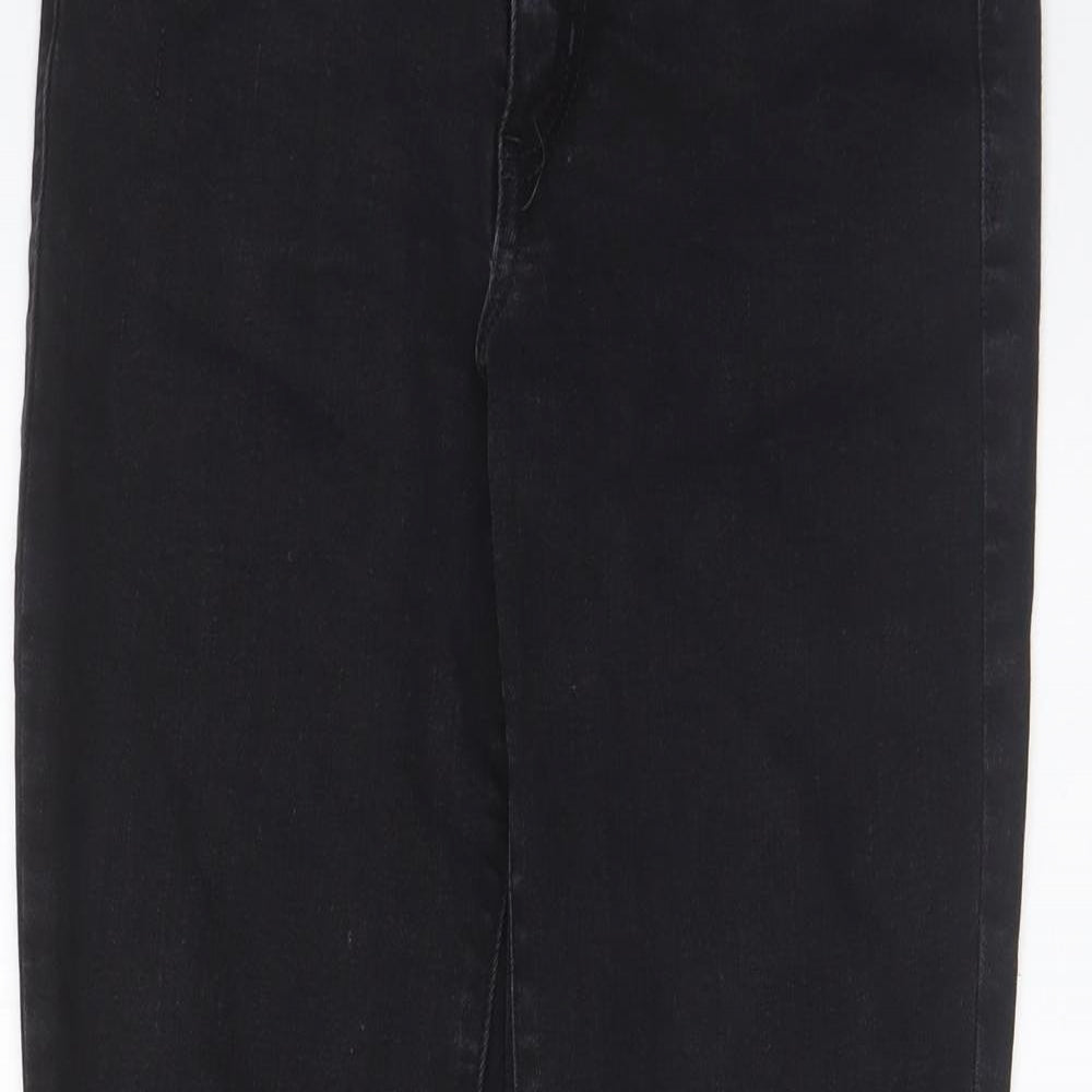 Gap Womens Black Cotton Skinny Jeans Size 6 L27 in Regular Zip - Pockets