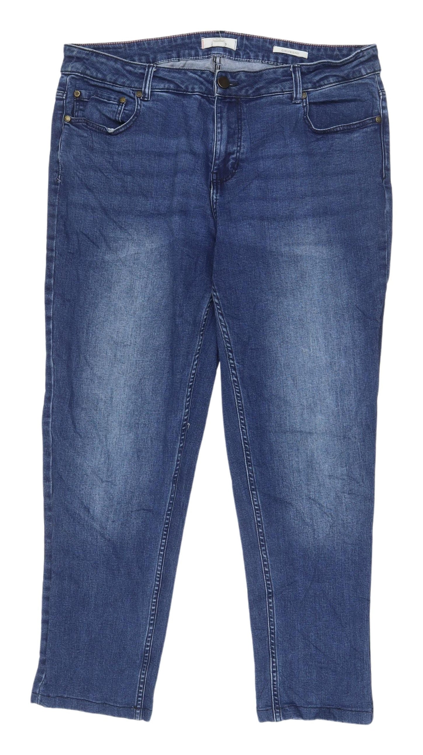 Joules Women's Blue Jeans Size 14 Medium Wash Denim