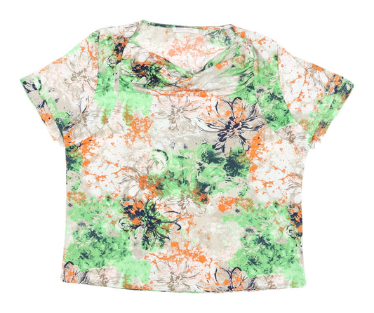 Womens UK Size L Anna Rose Multicoloured Polyester Blend T-Shirt