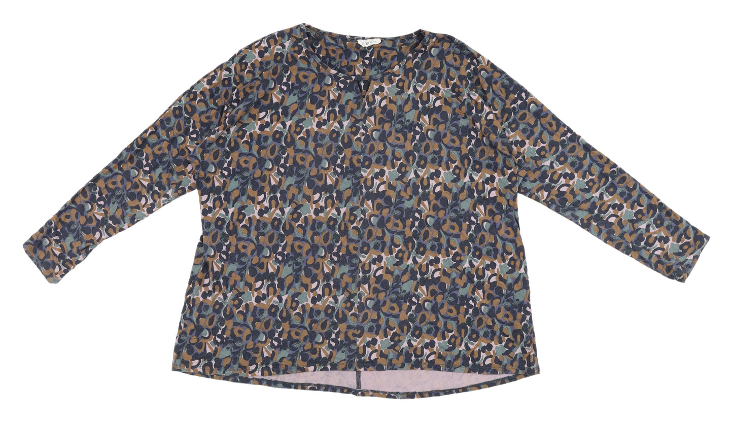Thought Women's Multicoloured Floral Blouse Size 10