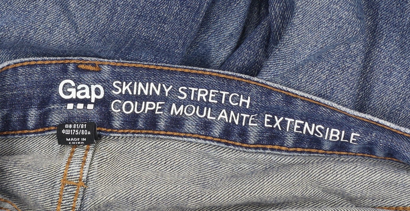 Gap Men's Blue Skinny Stretch Jeans 30 Waist