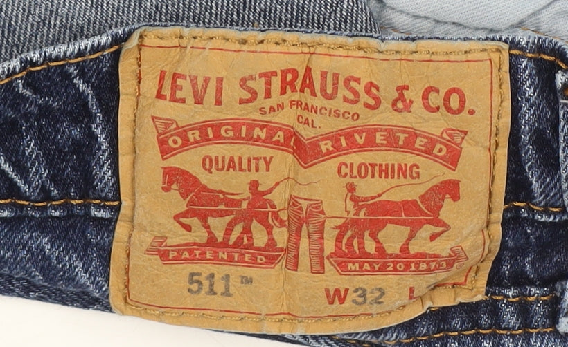 Levi's Men's Blue Slim Straight Jeans