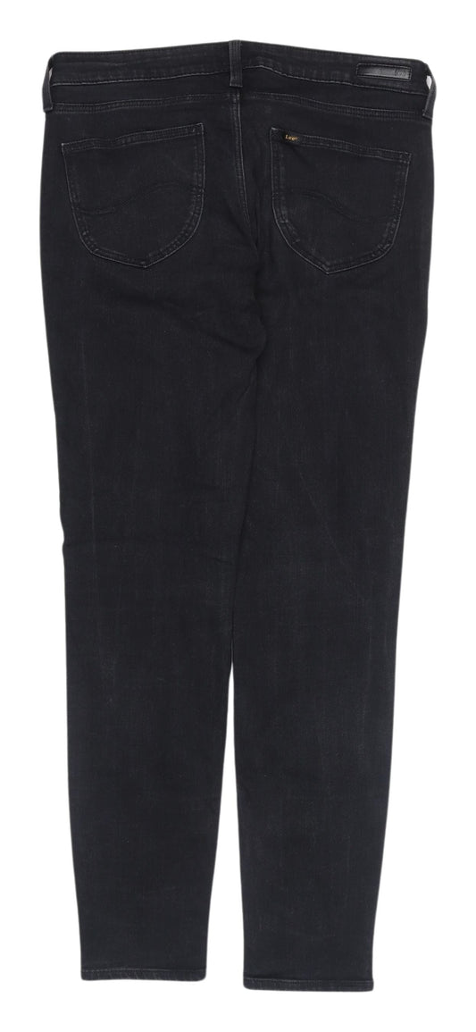 Lee Men's Black Skinny Jeans W32 L33 Slim Fit