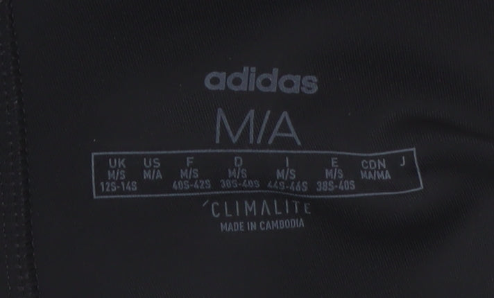 Adidas Women's Black Gym Leggings M Breathable Slim Fit
