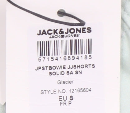 Jack & Jones Men's Green Chino Shorts, Size S, Casual Fit