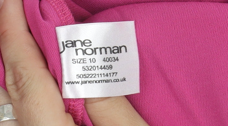 Jane Norman Women's Pink A-Line Mini Dress Sz 10