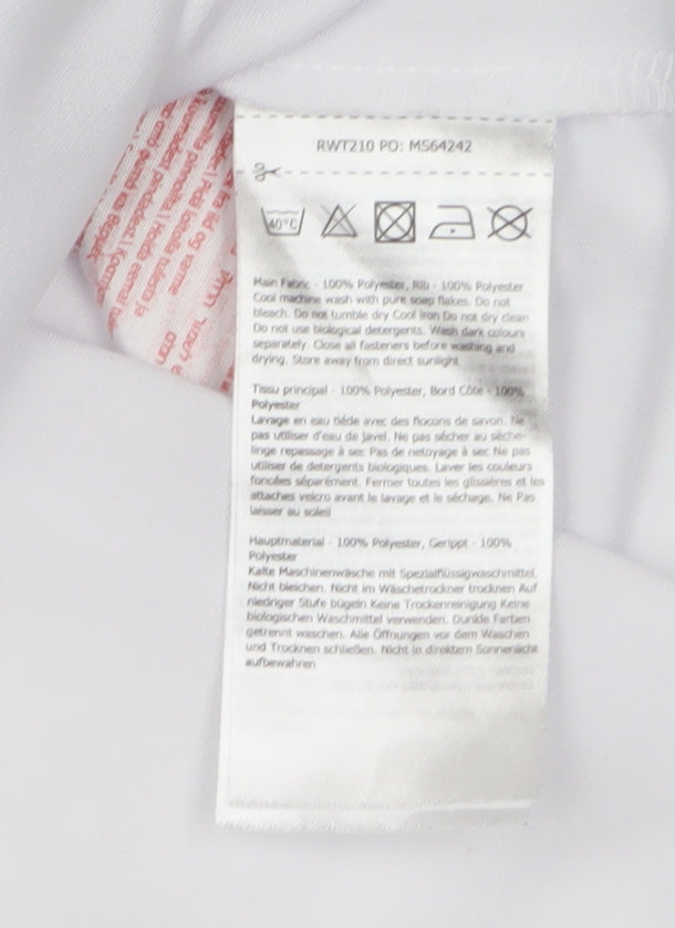 Regatta Women's White Polo Shirt Size 18 Short Sleeve