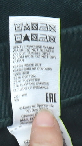 Marks and Spencer Women Green Skinny Jeans, Size 6