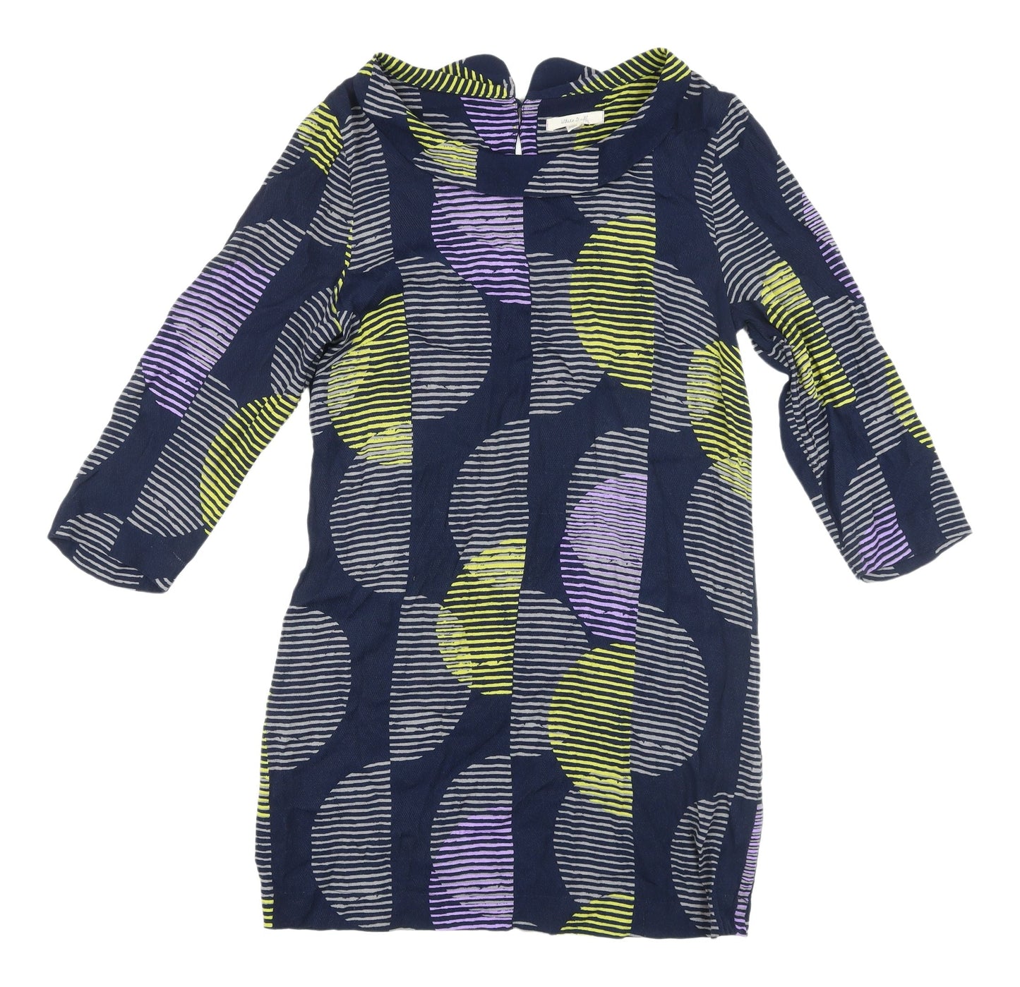 White Stuff Women's Geometric Dress UK 8 Multicolour