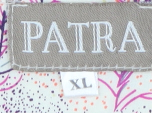 Patra Women's Multicoloured Silk Tunic Blouse XL
