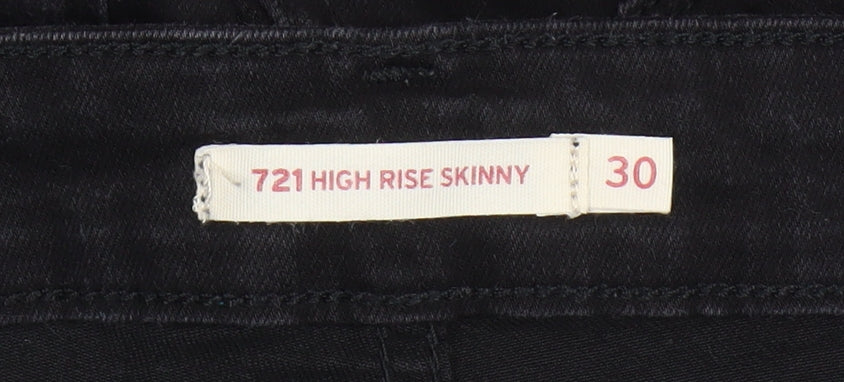 Levi's Women's Black Skinny Jeans Size 30 High Rise