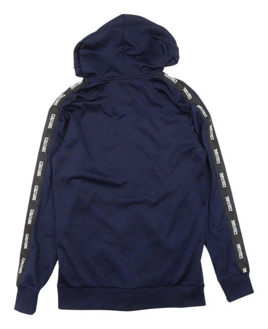 Couture Men's Blue Full Zip Hoodie S