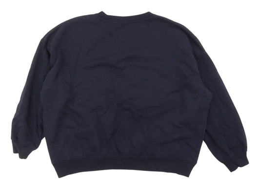 Disney Unisex Black Pullover Sweatshirt L Mickey Mouse