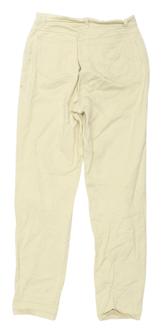 LIFE Beige Straight Women's Jeans Size 12