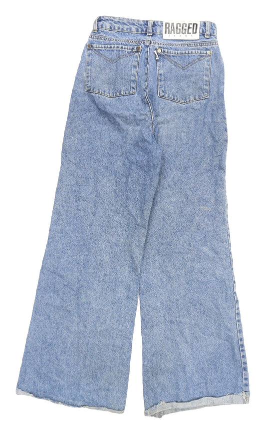 Ragged Jeans Women’s Blue Wide-Leg Denim Jeans Size 26