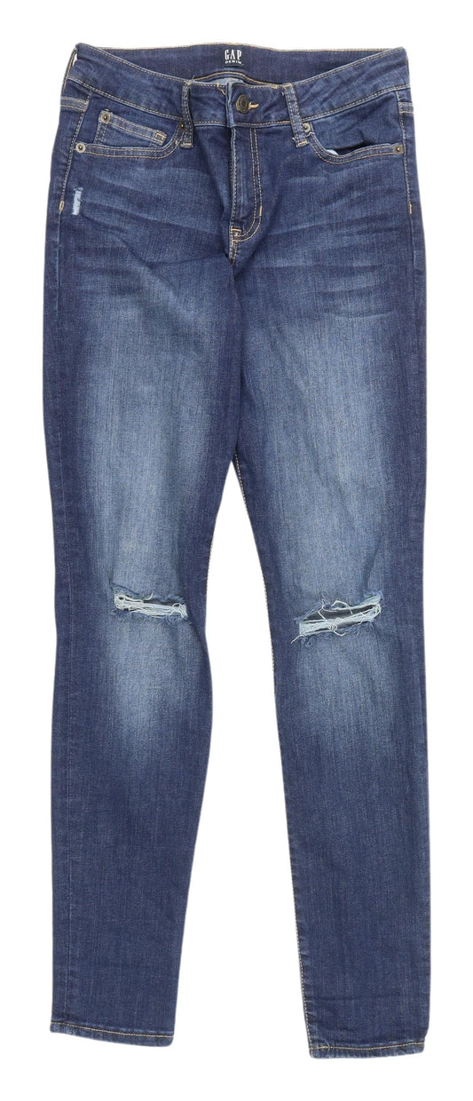 GAP Women's Blue Straight Jeans Size 6