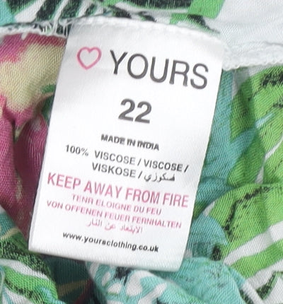 Yours Women's Multicoloured Floral Camisole Top, Size 22