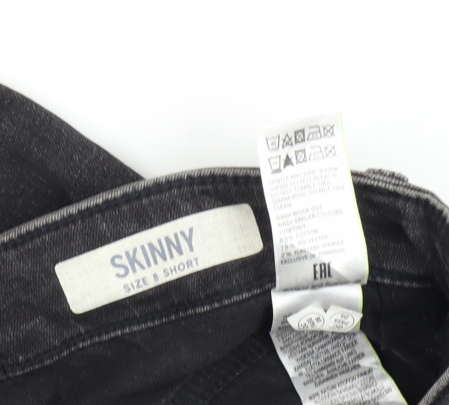 Marks and Spencer Women's Black Skinny Jeans Size 8
