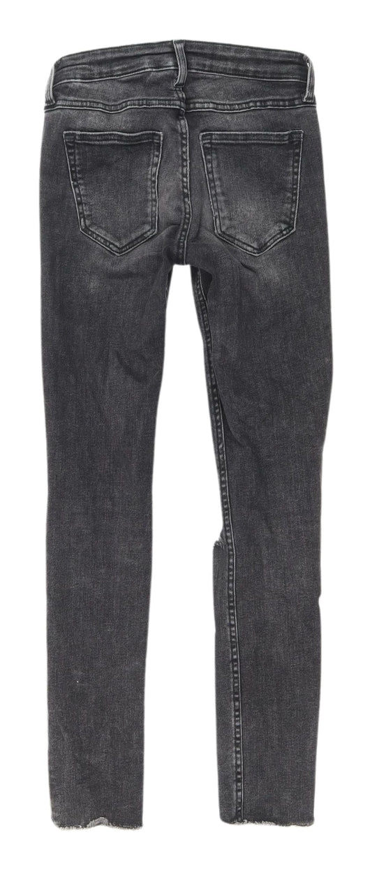 H&M Women's Black Super Skinny Ankle Jeans, Size 4