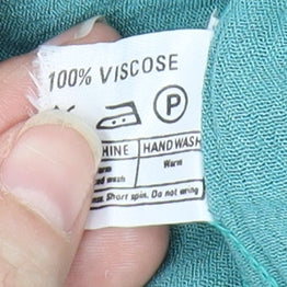 Womens UK Size 14 Klass Collection Green Viscose Tank