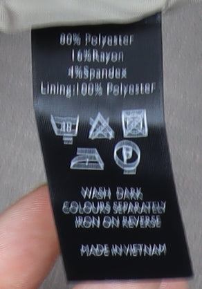 Brand and care label for Collection London Grey Sheath Dress, size 8, Business Wear