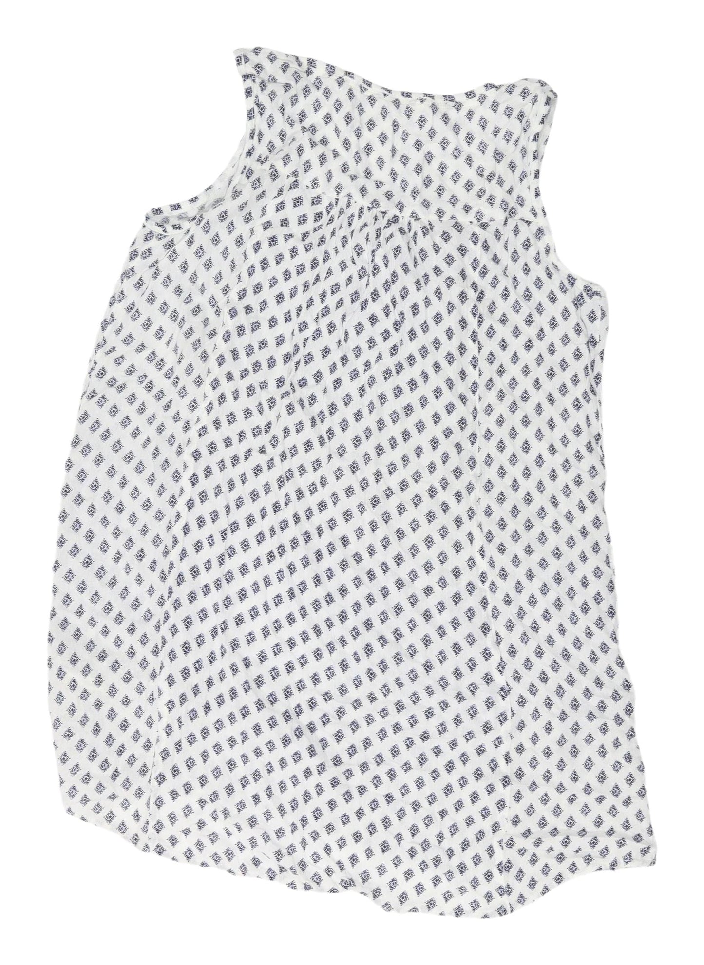 Fat Face Women's Ivory Geometric Shift Dress