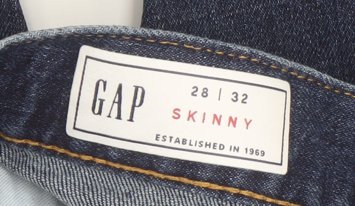 Gap Men's Blue Skinny Jeans 28x32 Slim Denim