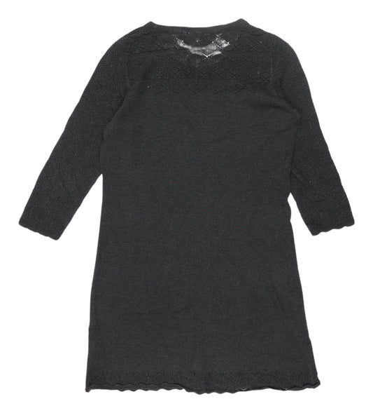 FatFace Women's Black Tunic Jumper Size 10