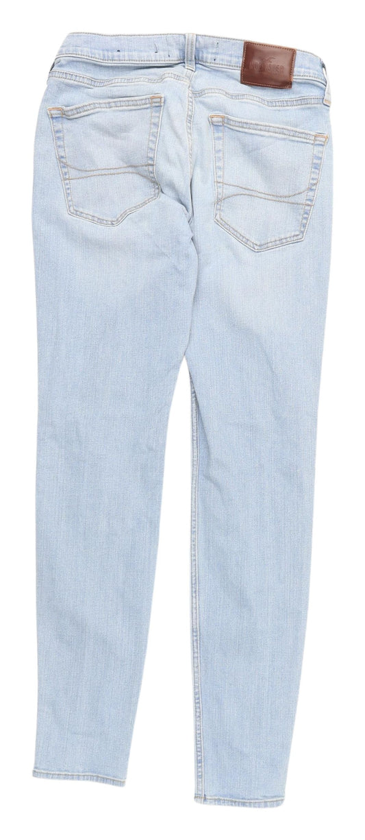 Hollister Women's Light Blue Skinny Jeans, Size 32 Slim Fit