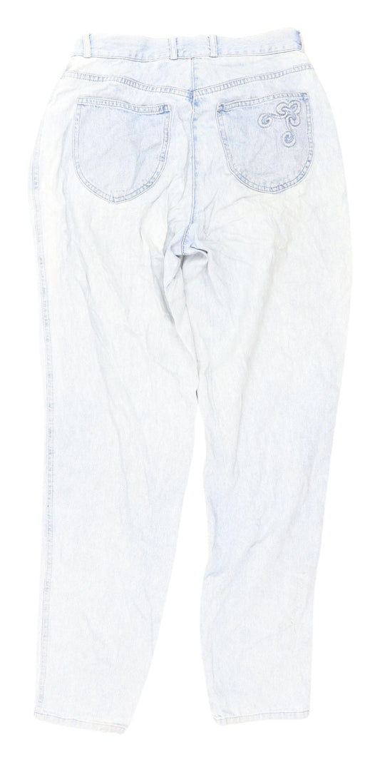 IL TESORO Women's Blue Straight Jeans Size 12