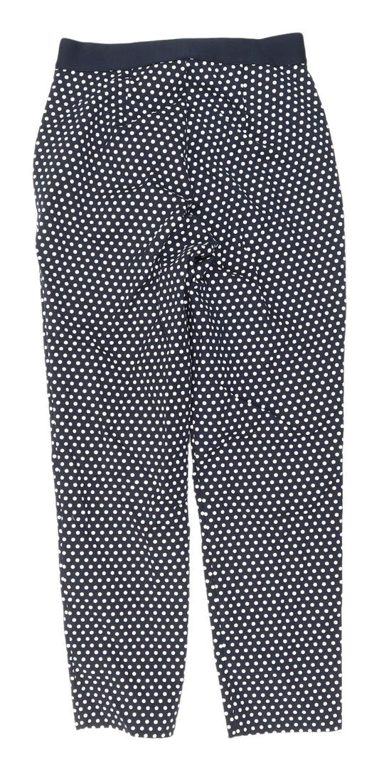 Marks and Spencer Women's Blue Polka Dot Dress Pants