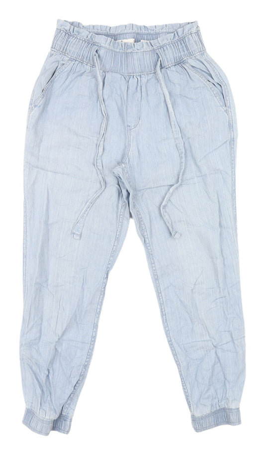 Hollister Women's Blue Jogger Trousers - Size S