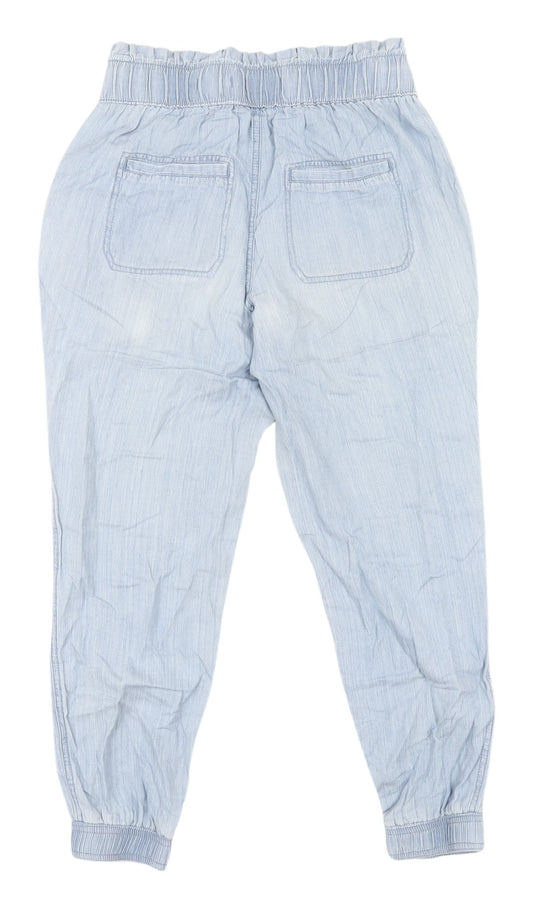 Hollister Women's Blue Jogger Trousers - Size S