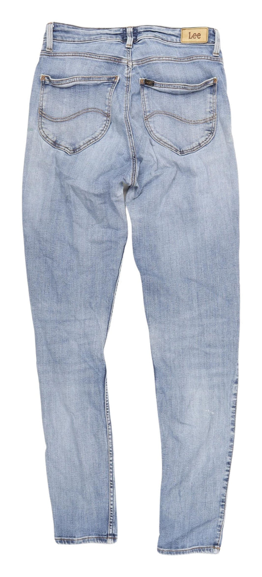 Lee Women's Blue Skinny High-Rise Jeans W30 L33