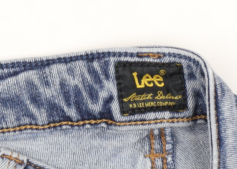 Lee Women's Blue Skinny High-Rise Jeans W30 L33