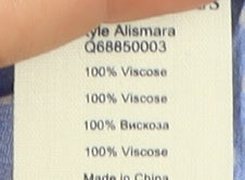 By Malene Birger Blue Polka Dot Wrap Dress Size 8