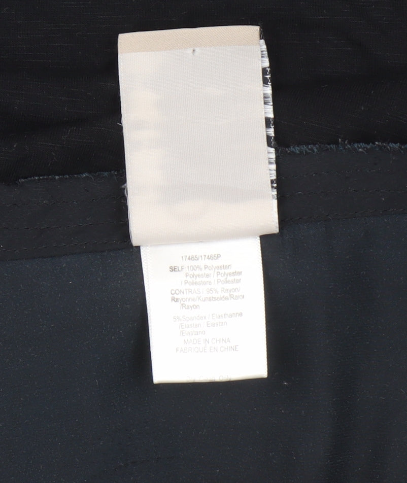 Dolan Women's Black V-Neck Blouse M Long Sleeve