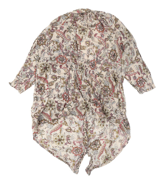 Womens UK Size 12 KappAhl Multicoloured 100% Cotton Blouse