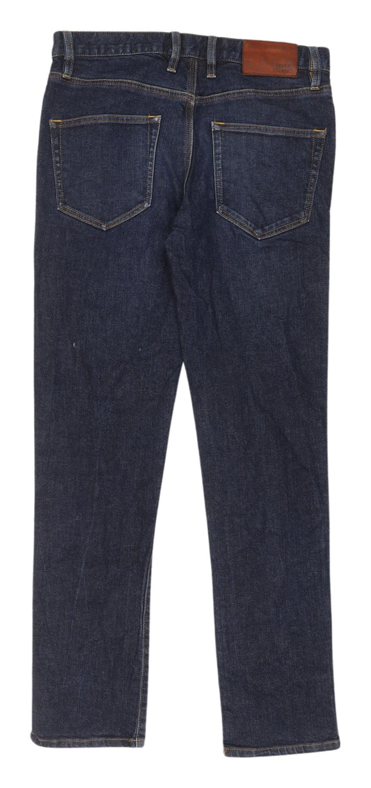 River Island Blue Men's Slim Denim Jeans M