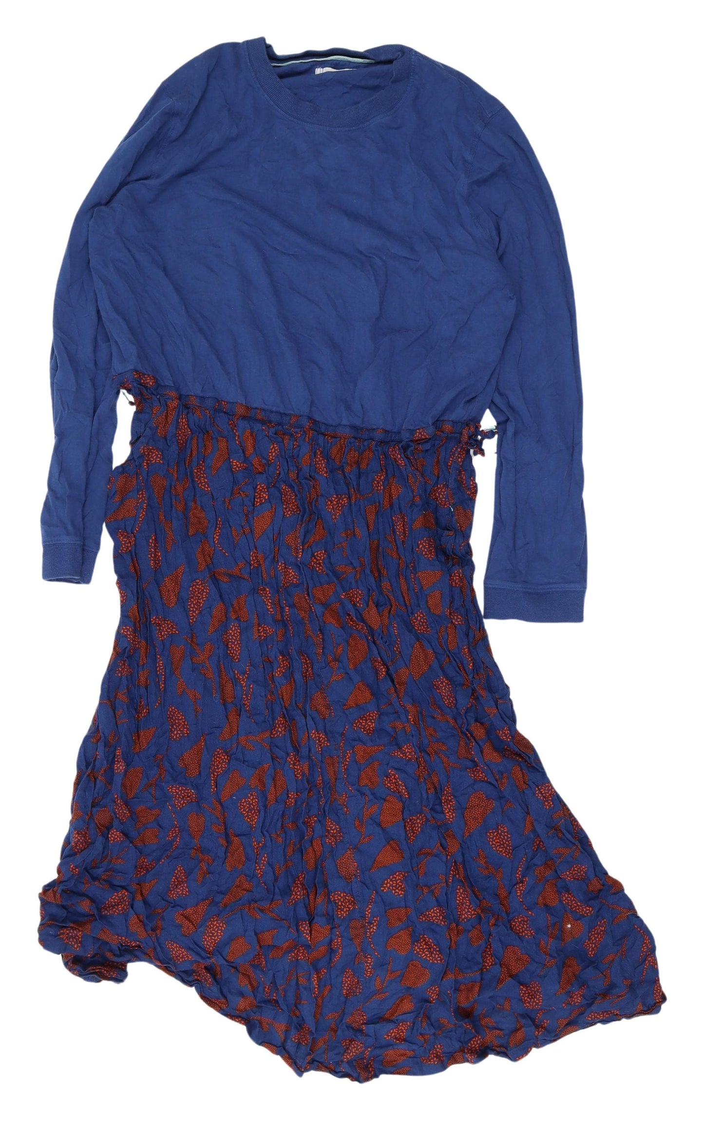 White Stuff Women’s Blue Floral Shift Dress Size 20