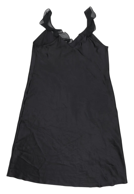 Morgan Taylor Women's Black Chemise XL Sleeveless Ruffle