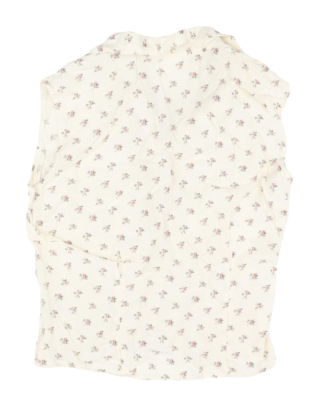 United Colours Benetton Women's Ivory Floral Blouse Top