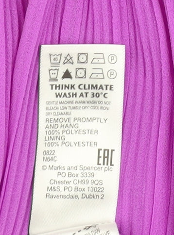 Marks and Spencer Women's Size 18 Purple Blouse
