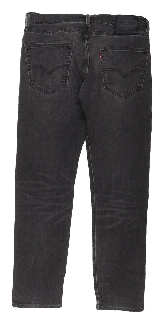 Levi's Premium Men's Black Straight Jeans, Size M