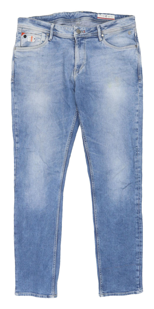 Killer Men's Blue Skinny Jeans Size 36