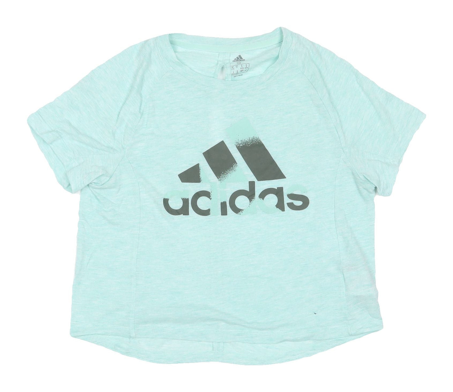 Adidas Women's Green T-Shirt S, Short Sleeve, Sports