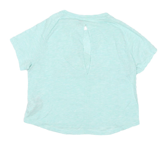 Adidas Women's Green T-Shirt S, Short Sleeve, Sports