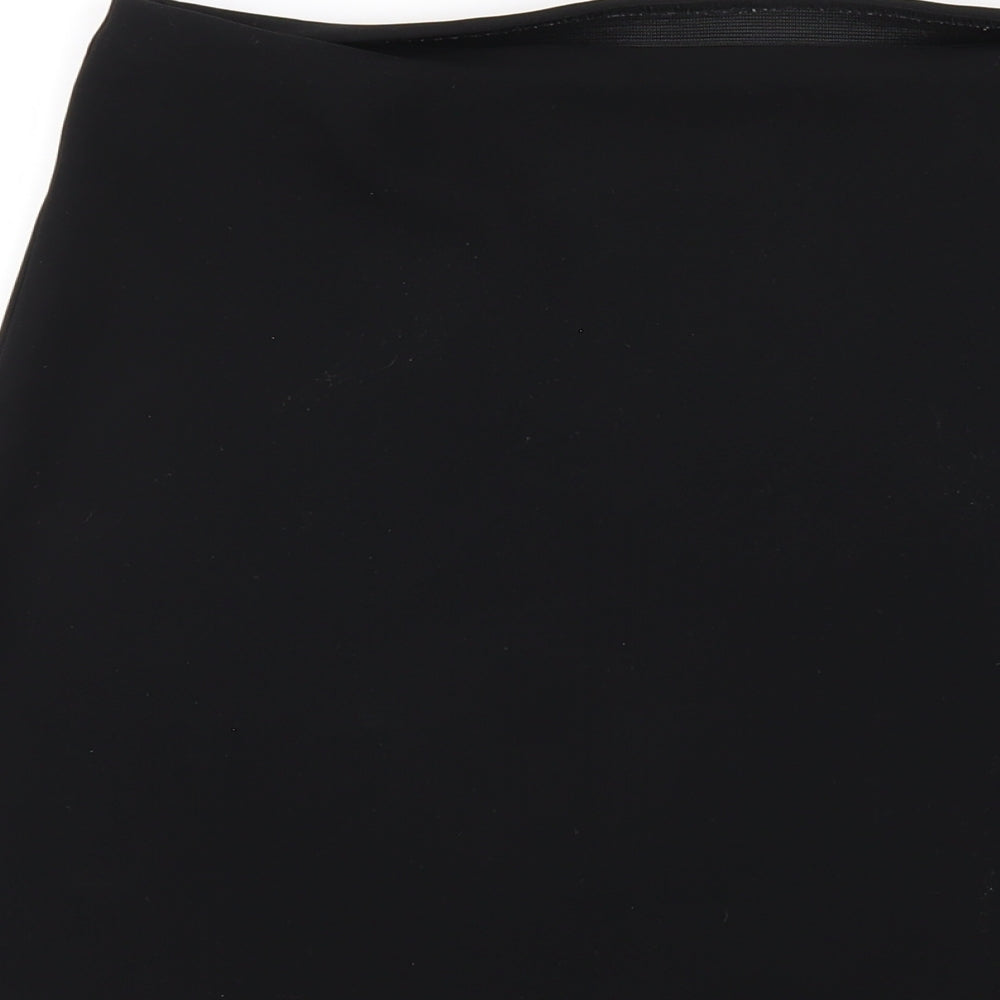 Marks and Spencer Womens Beige Polyethylene A-Line Skirt Size 10