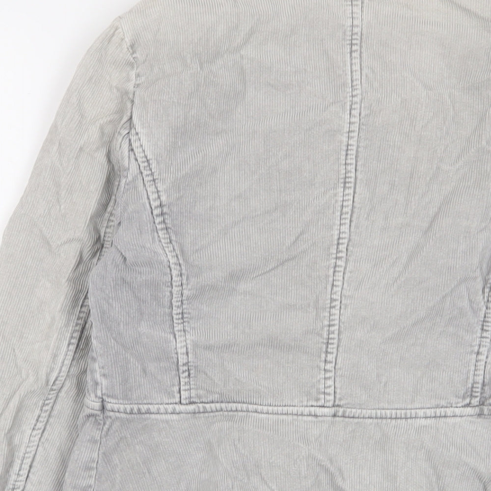 FCUK Womens Grey Jacket Size 12 Button